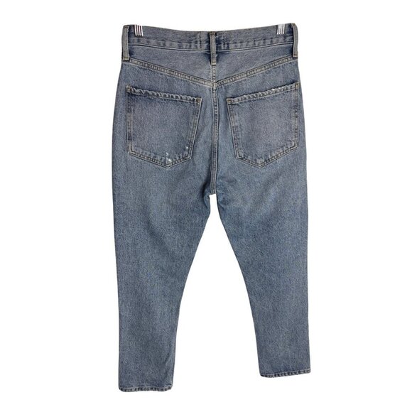 Agolde Riley High Rise Straight Crop-sz 26 - Picture 6 of 10